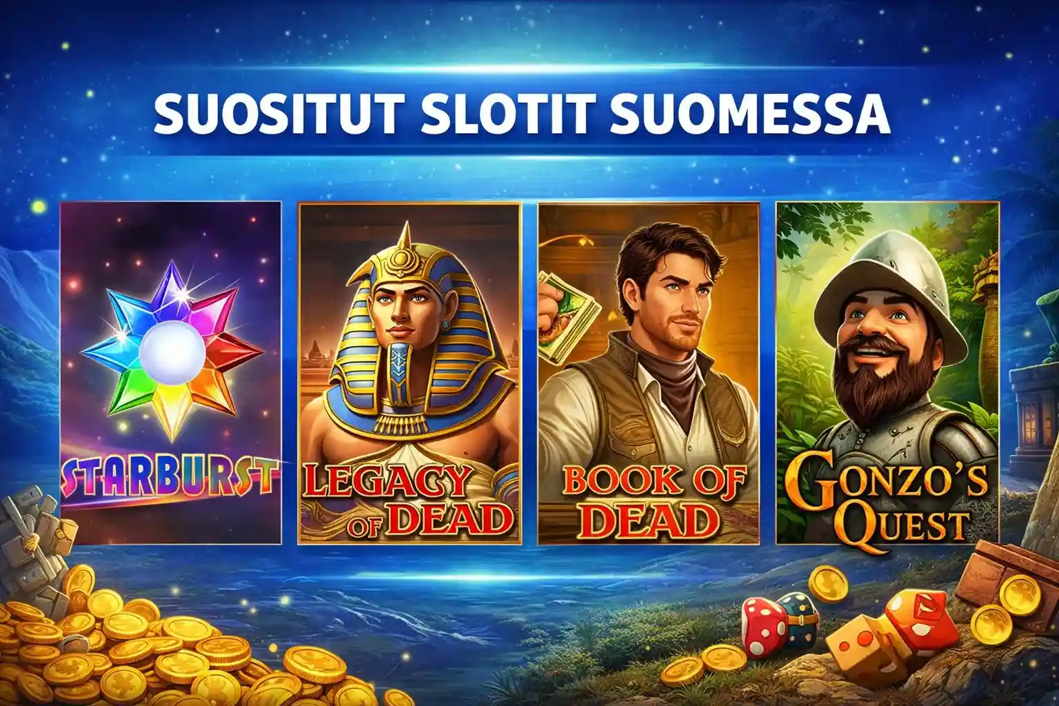 Suosittujen kolikkopelien esittely ja laaja pelivalikoima suomalaisille pelaajille